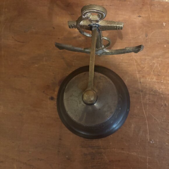 Heavy Brass Bell w/Anchor Mount - Picture 6 of 6